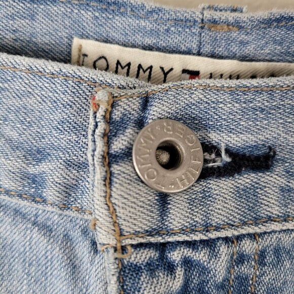 Y2K Tommy Hilfiger Jeans Sz 10 Women's Boyfriend Jeans Light Wash 2005 Casual - Picture 6 of 12